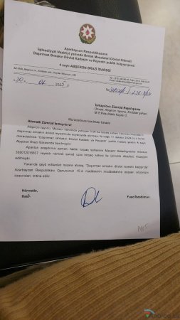 Şəhid atası : “Masazır Bələdiyyəsinin qarşısında özümü yandıracam ” – ŞİKAYƏT