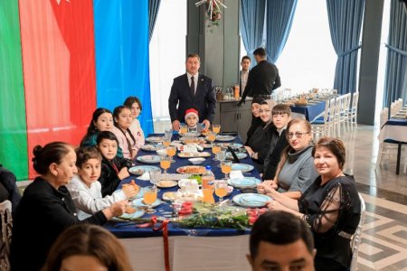 Vətənpərvər iş adamı şəhid və qazi ailələrinin iştirakı ilə “Fateh” adlı Yeni il şənliyi təşkil edib